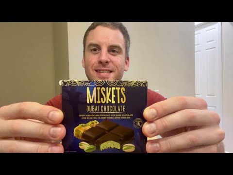 ASMR Eating Dubai Chocolate