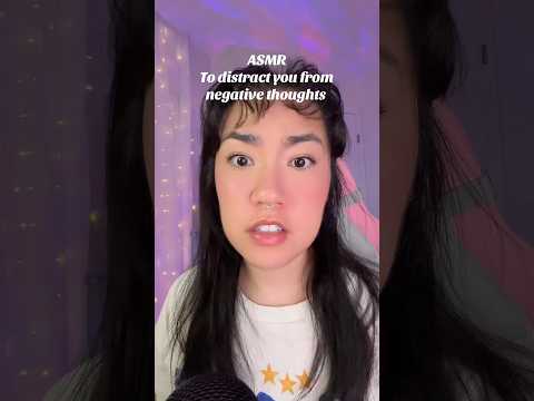 ASMR but I’m distracting you from your negative thoughts #asmr #tingles #asmrfast #asmrlofi