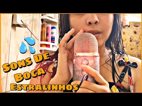 Asmr Mais é No Banheiro✨Som De Boca E Estralinhos 😴