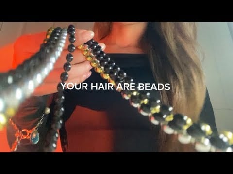ASMR Running My Fingers Through Hair (+Brushing)