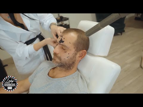 Soothing ASMR Head Massage by Barber Lady Helen for Men