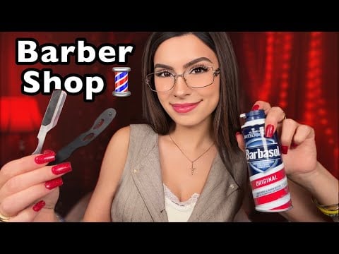 ASMR Satisfying Barbershop 💈 Haircut, Shave & Trim for DEEP SLEEP