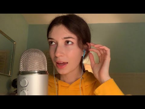 ASMR soft spoken ramble with whispers (blue yeti)