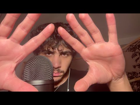 ASMR Pure Mouth Sounds and Hand Movements (visual triggers)