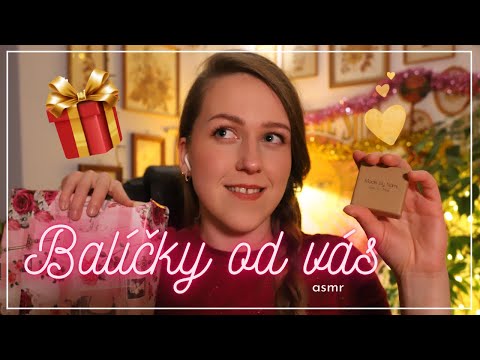 Rozbaľujem balíčky od vás 🎁 | relaxačné zvuky predmetov | ASMR