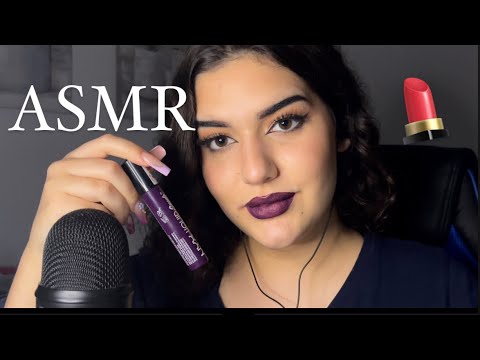 ASMR | PROBANDO LABIALES QUE NO USO 💄😖