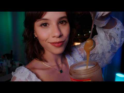 ASMR Salão/SPA ✨ Cuidados Especiais Cabelo & Rosto para DORMIR 💤