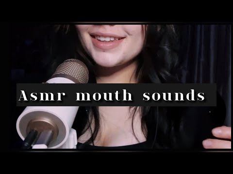 ASMR mouth sounds + kisses + lip tracing w/ lip gloss