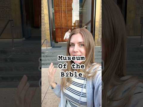 ASMR 💜 Let’s visit the Museum of the Bible! #asmr #vlog #asmrvlog