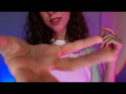 Hypnotizing Hand Movements 🩷| ASMR (Echoed Mouth & Hand Sounds)