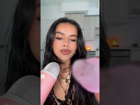 ASMR~ Sleep in 2 secs #asmr #asmrtriggers #mouthsounds #lipgloss #shorts