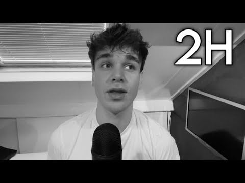 ASMR MOUTH SOUNDS for 2 HOURS straight (no mid roll ads, Black & White)