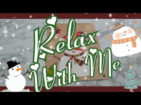 LO-FI ASMR VISUAL & SOUND TRIGGERS: SNOWMAN ⛄ STICKER PUZZLE #258