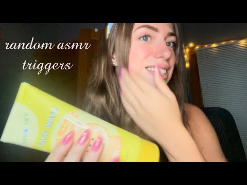 ✨ASMR✨| Random Triggers for DEEP Relaxation and Sleep | Soft Whispering