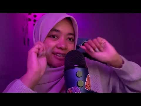 asmr handmovent, mouthsound with backsound