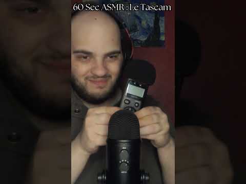 60 sec ASMR : Le Tascam  #asmr #asmrfr