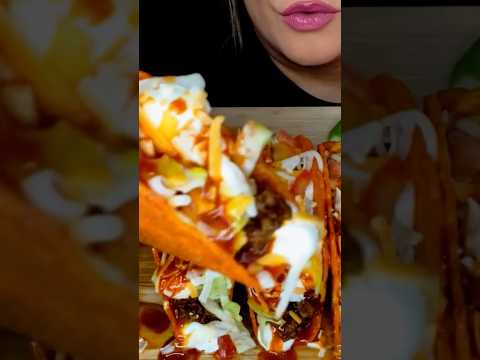 Crunchy Tacos #asmr #food #tacos #yt_shorts