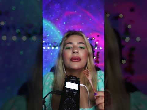 ASMR Colher de Furos💤🤌 #visualtingle #relax #mouthwhisper #asmrsonsdeboca