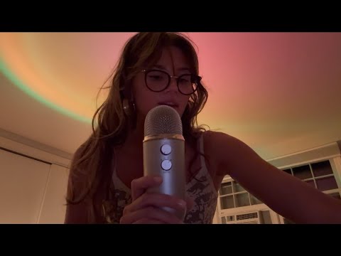 ASMR up close ramble 