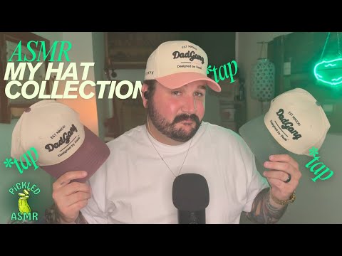 ASMR // Tapping on My Hat Collection