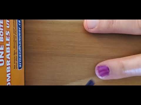 painting my nails super close up