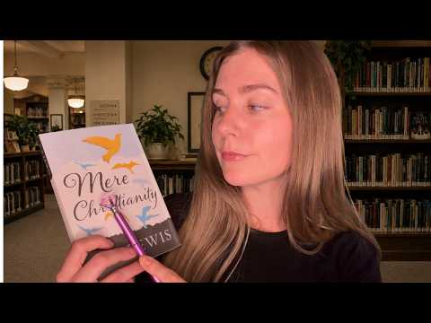 ASMR You Asked the Librarian for Christian Books (she's not a believer)