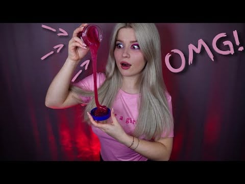 ASMR extra sticky sounds for the best sleep ✨ Slime trigger on mic, tapping, scratching, pop it