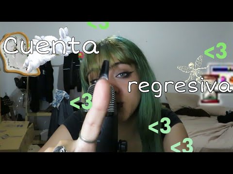 ASMR CONTANDO DEL 100 AL 0