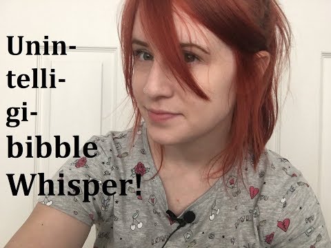 ASMR Unintelligible Whisper! (Intense Mouth Sounds)