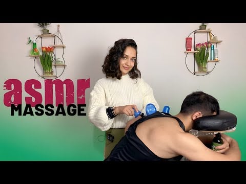 ASMR MASSAGE SEDEF - CUPPİNG THERAPY,HEAD SCRATCHING