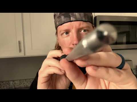 ASMR Stipple Dot Face Stippling With Kitchen Tools