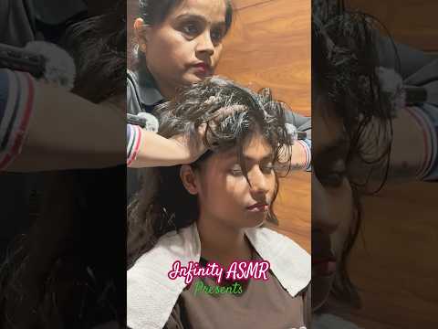 ASMR DEEP PRESSURE HEAD MASSAGE MESMERIZE THE INDIAN GIRL | Head Neck & Forehead Massage #asmr