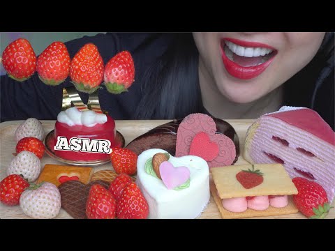 ASMR MOUSSE CAKE DESSERT PLATTER (EATING SOUNDS) NO TALKING | SAS-ASMR