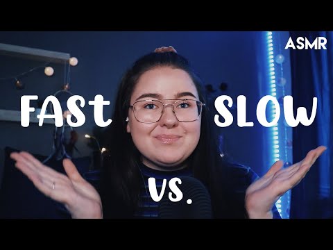 ASMR Fast vs Slow Triggers (ASMR SVENSKA)