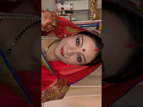 Transformation… draped in jewels and grace. Where beauty meets the divine. ✨#roleplay #india #asmr
