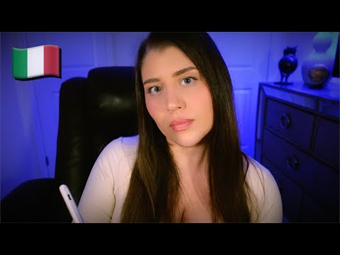 ASMR - Italian Therapist Asks You Personal Questions 🇮🇹 (Italian Accent)