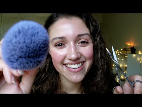 ASMR Relaxing Haircut ☆ Friendly Scalp Massage, Brushing, & Trim