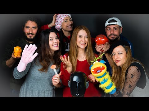 Asmr con mis AMIGOS: NO ES RELAJANTE PARA NADA! | ASMR Español | Asmr with Sasha