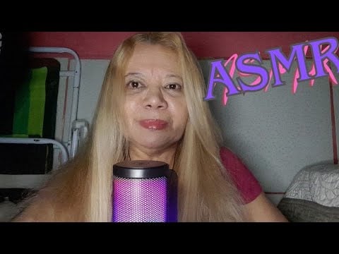 ASMR  Cuidando do meu cabelo . Ensinando receitinha para vocês.  🥱🥱