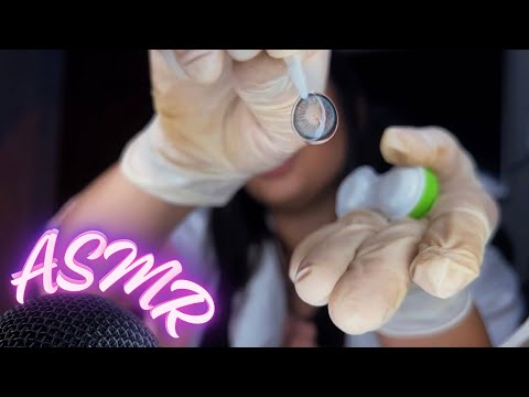 ASMR: VOU TROCAR A COR DOS SEUS OLHOS !👀