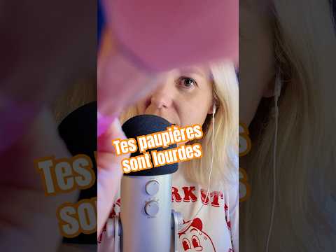 ASMR 💤 Tes paupières sont lourdes… #asmrfr #shortsasmr #asmrshorts