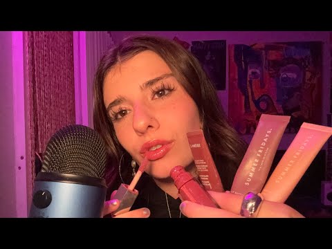 [ASMR] LIPGLOSS APPLICATION 💄 WITH MOUTH SOUNDS