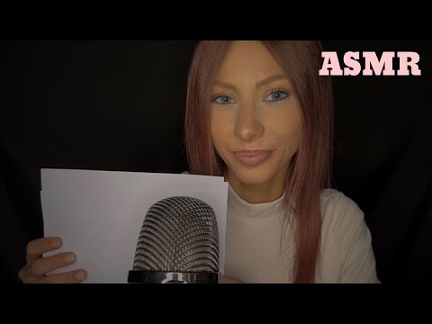 ASMR•Teil 4 • Ich lese aus meinem Buch vor 🤫