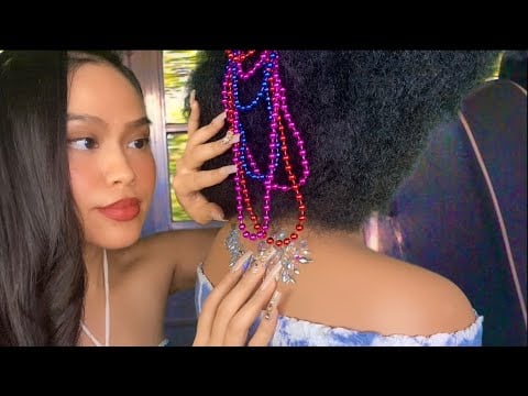 ASMR Girl In Back Of School Bus Plays W/ Your Hair & Scalp In RANDOM Ways 😴+ Back Scratch Roleplay 