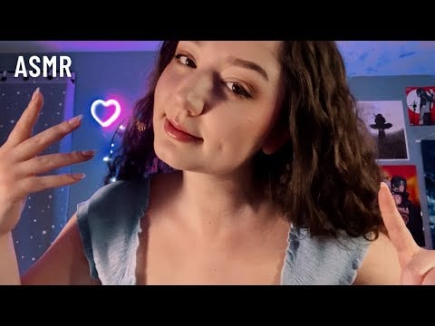 ASMR Rearranging Your Face FAST Personal Attention *Hand Sounds, Tapping & Brushing*