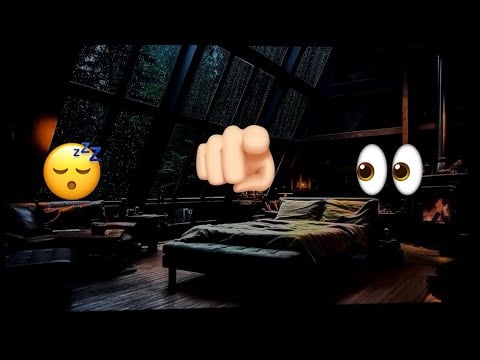ASMR para CAPOTAR (tracing + sons de chuva + sons de boca) 