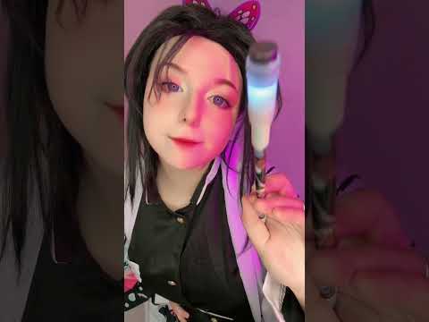 Asmr teste de atenção 💕 #cosplay #shinobu #kimetsunoyaiba #asmr