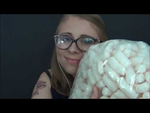 [ASMR] Plastic Bag Full of Packing Peanuts-Intense Sounds