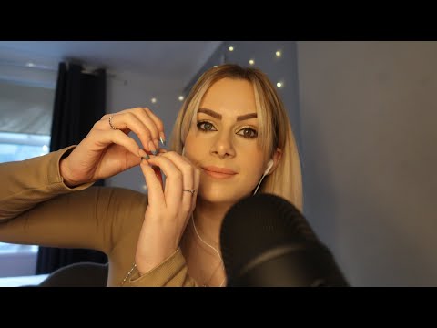 ASMR nail tapping with long nails