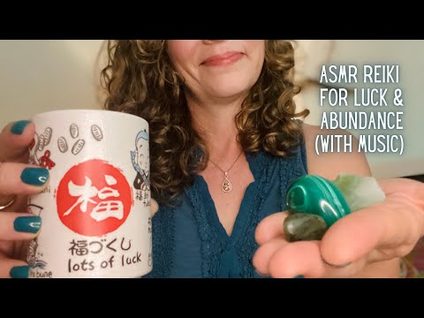 ASMR REIKI for Manifesting Luck, Prosperity & Abundance 🍀 | Clearing Your Low Vibe Energy | with 🎶